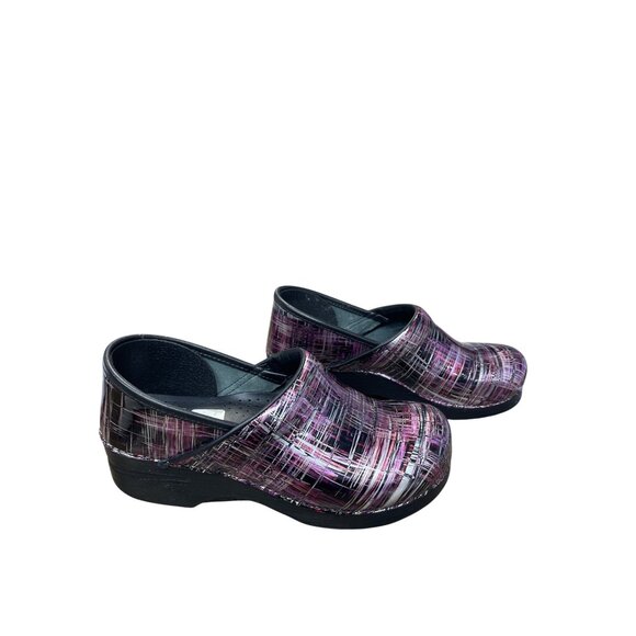 Dansko Professional womans pink black nursing clogs mules sz 9 SKU 9602 - Picture 2 of 15